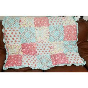 New The Peanutshell Baby Girl Crib Patchwork Quilt
